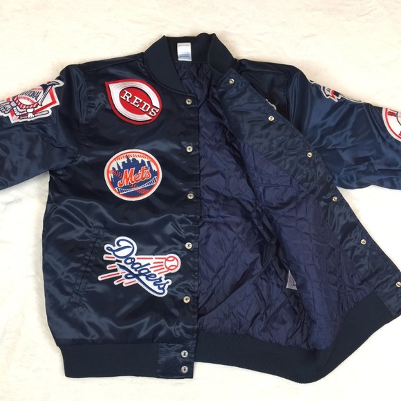 Majestic Jackets & Coats New Mlb Team Logo Satin Quilted Baseball